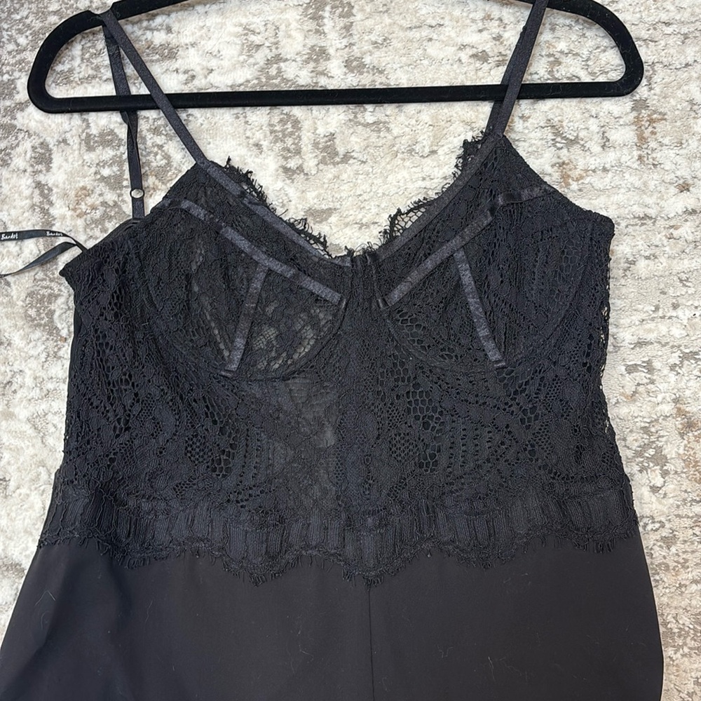 New Bardot Lace Wide Leg Jumpsuit